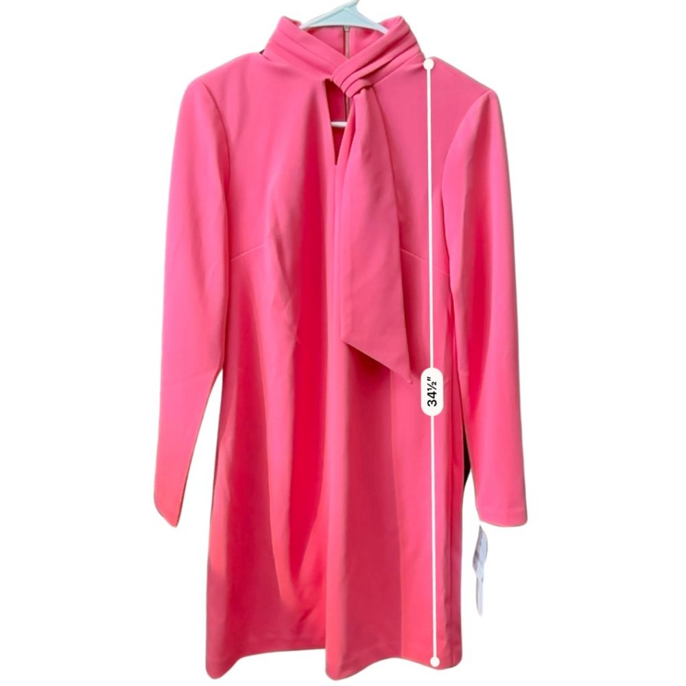 Calvin Klein Long Sleeve Coral Dress, size 6